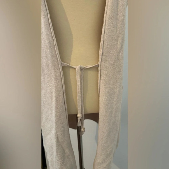 Barefoot Dreams CozyChic Ultra Lite Sleeveless Shawl Vest Relaxed Lagenlook Sml - Picture 5 of 11